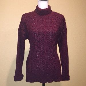 Jennifer Lopez Mulberry Sweater